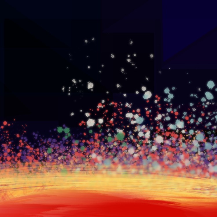 Digital Painting, colours, lots, Nicolas C James